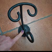 appendiabiti ferro battuto