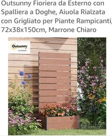fioriera da giardino nuova