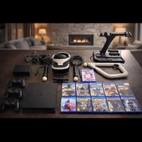 PlayStation 4 Slim + VR + 3 joystick + 11 giochi