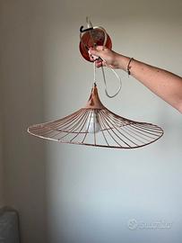 Lampadario sospensione “filo rame”