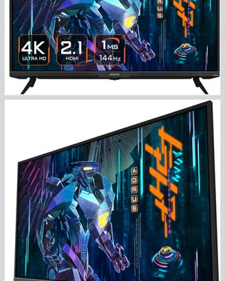 Monitor Aorus Fv43u 43 Pollici 4k 144hz Hdmi 2.1