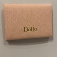 Porta tessere dodo pomellato pelle rosa nuovo