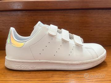 Adidas Stan Smith CF Bambina/Bambino 34 Bianche