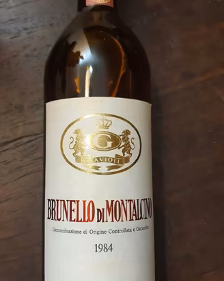 Brunello di Montalcino DOCG 1984 - Gavioli (rara)