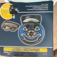 VOLANTE CON PEDALIERA PER PS2 E PC MAI USATO