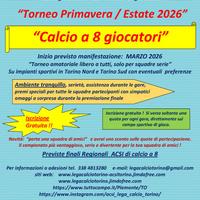 Torneo amatoriale di calcio a 8 Primavera 2026