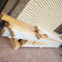 Legname + ferramenta per tettoie/pergolati NUOVI