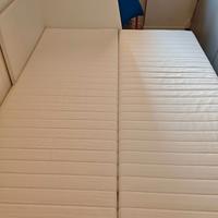 Letto IKEA FLEKKE singolo/matrimoniale con 2 mater