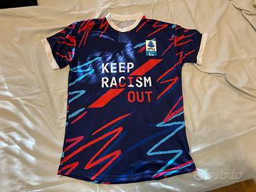 maglia ufficiale”keep Racism Out” serie A 25/26