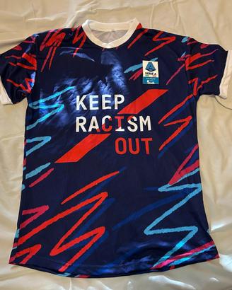 maglia ufficiale”keep Racism Out” serie A 25/26
