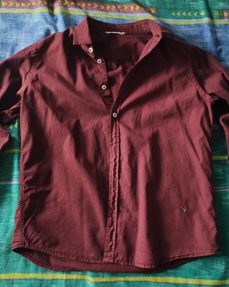 Camicia Manuel Ritz bordeaux scuro 11-12anni