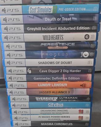 Giochi ps5 ( dettagli in descrizione)