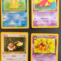 Pokémon - Lotto 16 carte Team Rocket ITA 1° ed