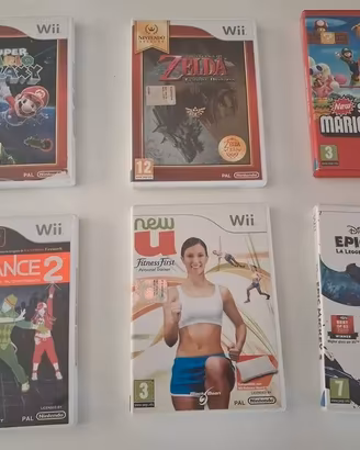 Giochi Nintendo Wii originali + Wii Balance Board