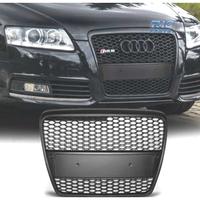 GRIGLIA PER AUDI A6 4F 04-08 LOOK RS6 COLORE NERO