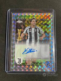 Kenan Yildiz Juventus 24/25 Topps Chrome Auto