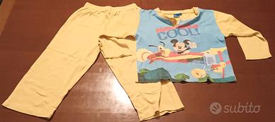 Pigiama Giallo Disney Bambini 6 Anni