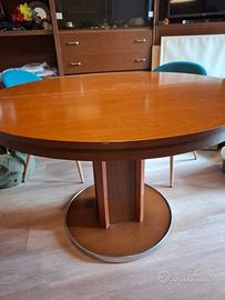 Tavolo tondo allungabile legno