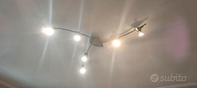 Lampadario a LED 3 bracci 6 faretti perfetto