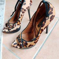 scarpe maculate tacco alto