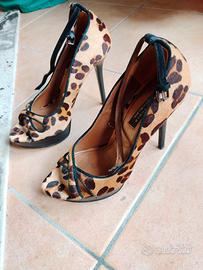 scarpe maculate tacco alto