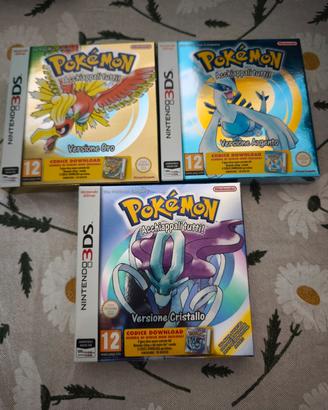 Pokemon 3ds Oro Argento Cristallo