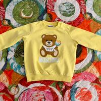 Felpa bimba moschino gialla