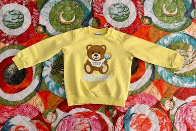 Felpa bimba moschino gialla