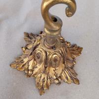 antico finale lampadario in ottone 