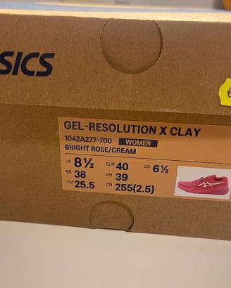 Scarpe tennis donna gel resolution x clay