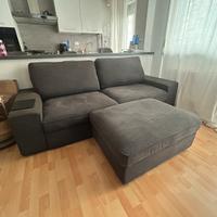 Divano 3 posti e pouf kivik ikea