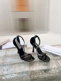 Sandali Jimmy Choo con cristalli, taglia 38