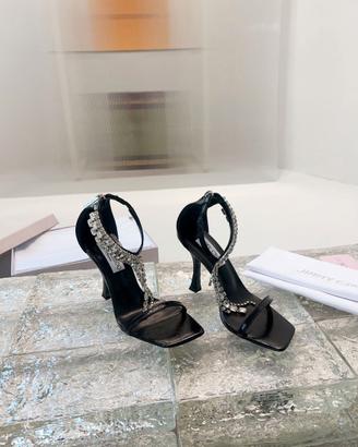 Sandali Jimmy Choo con cristalli, taglia 38