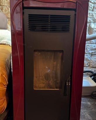 Stufa a pellet Vulcania Millennium 12,5 kW in cera