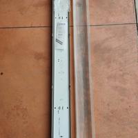 plafoniera stagna 2x36 watt nuova