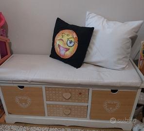 Panca contenitore giocattoli