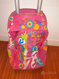 zaino bimba multicolor con rotelle