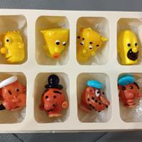 Personaggi Simpsons e Popeye in vetro di Murano