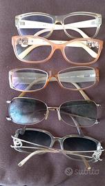 Lotto 5 occhiali da vista firmati