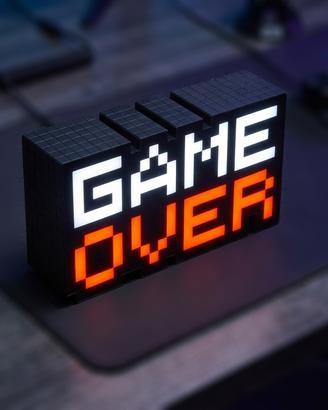 Lampada da Gaming - Game Over - pixel art