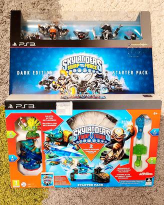 2 set Skylander Swap Force Dark Nero Trap Team PS3