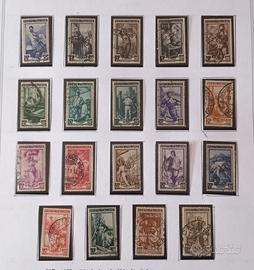 francobolli dal 1950 al 1957