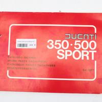 Catalogo ricambi Ducati 350 500 sport 1977