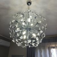 Lampadario a 6 luci con Swarovski 
