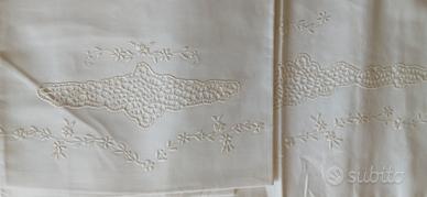 lenzuola matrimoniale vintage 