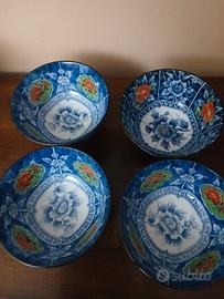 set 4 ciotole Imari Giappone