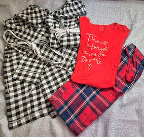 PIGIAMA DONNA + 2 VESTAGLIE COTONE