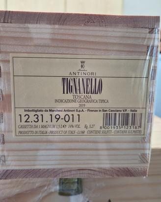 Tignanello 2019 Antinori - Magnum 1.5L OWC