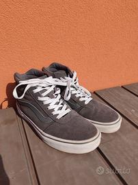 Vans n. 38 scamosciate grigio tortora