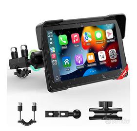 Schermo Moto 7" Wireless CarPlay  LAMTTO
